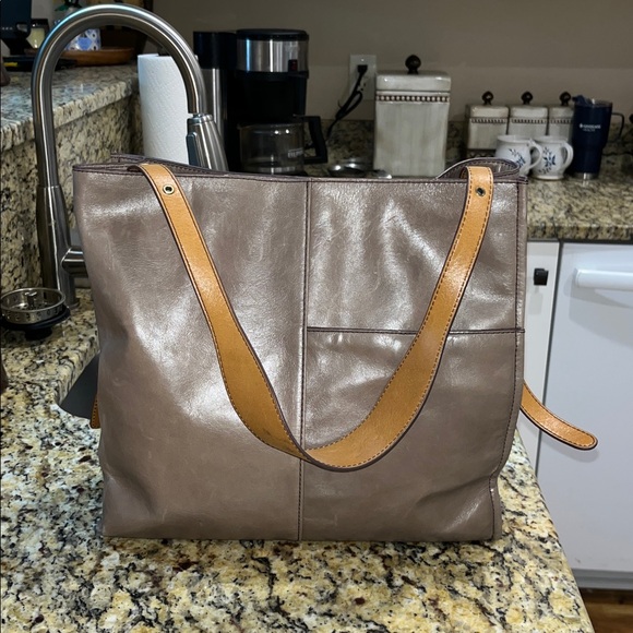 EUC Hobo International Park Tote Handbag 12X12.5 - Picture 1 of 6